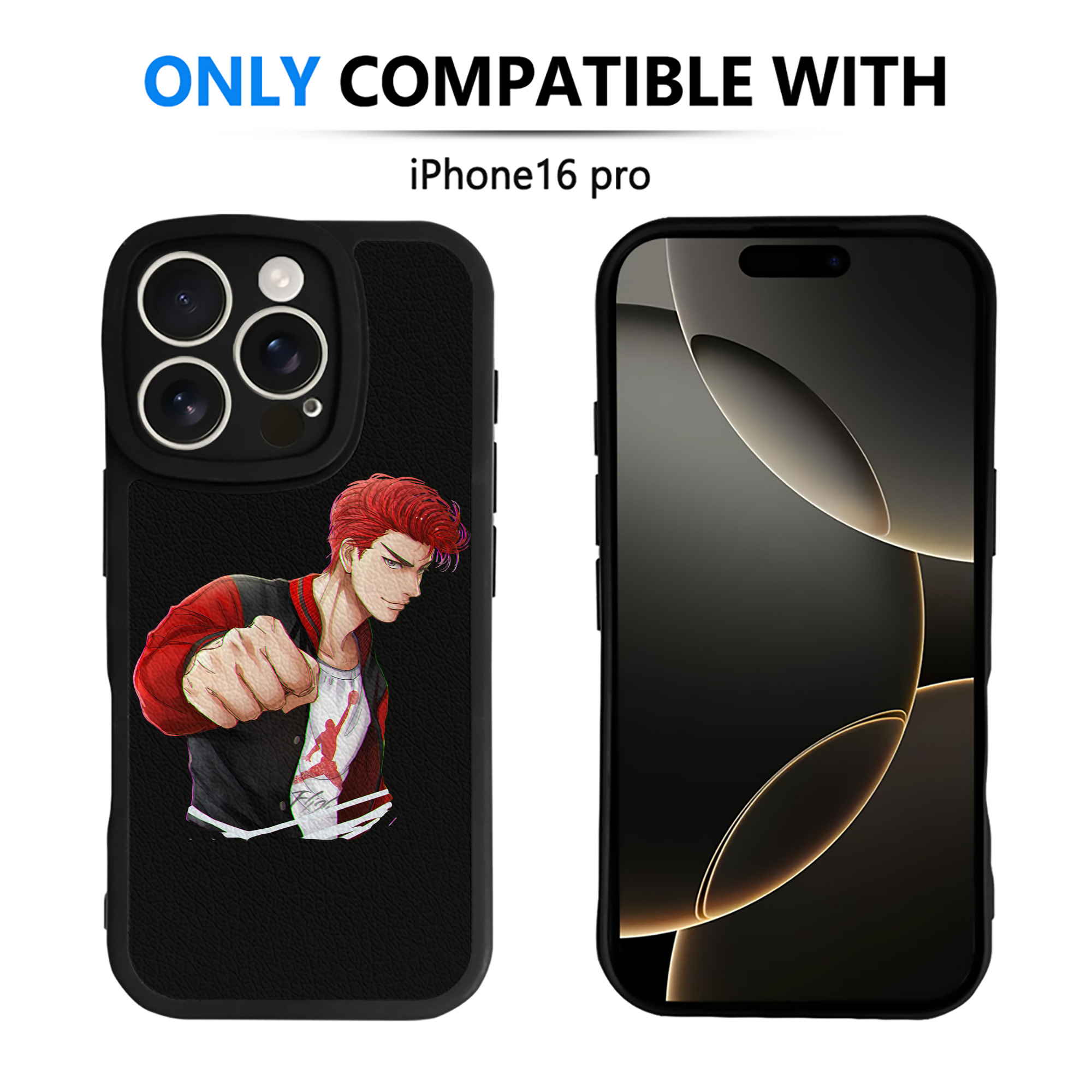 （画像用） SLAM DUNK／スラムダンク 【iPhone 16シリーズ対応】シリコンスマホケース（レザー調） 材質：シリコン